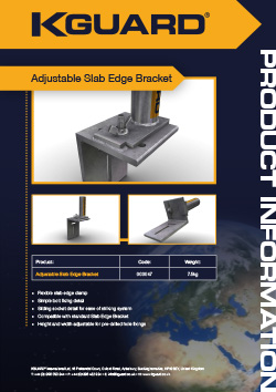 Adjustable Slab Edge Bracket