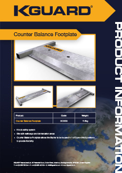 Counterbalance Footplate
